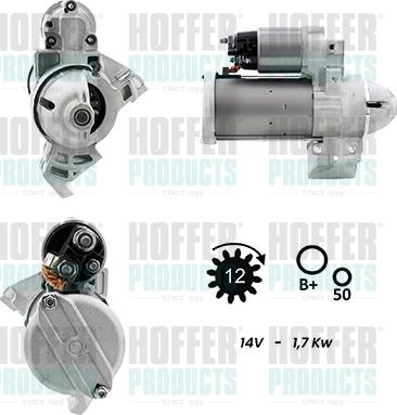 Hoffer H5010434G - Démarreur droxauto.com