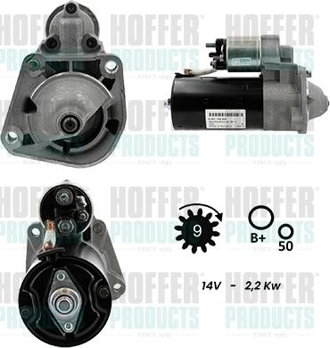 Hoffer H5010427G - Démarreur droxauto.com