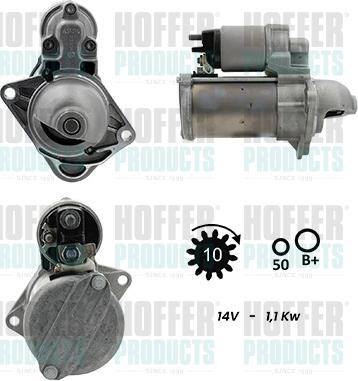 Hoffer H5010545G - Démarreur droxauto.com