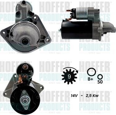 Hoffer H5010041G - Démarreur droxauto.com