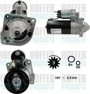 Hoffer H5010068G - Démarreur droxauto.com