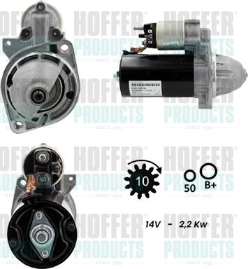 Hoffer H5010004G - Démarreur droxauto.com