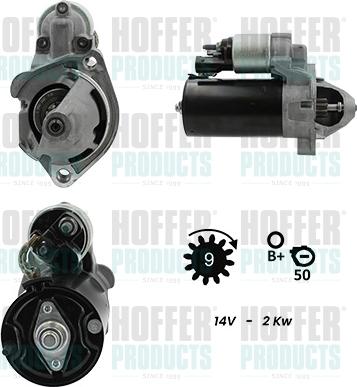 Hoffer H5010148G - Démarreur droxauto.com
