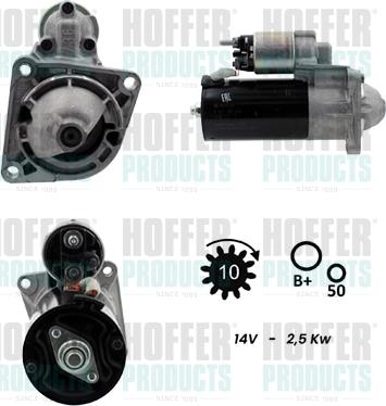 Hoffer H5010185G - Démarreur droxauto.com