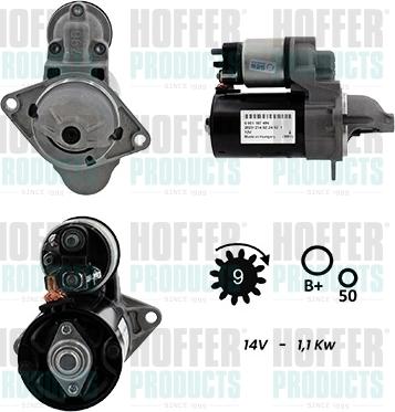 Hoffer H5010139G - Démarreur droxauto.com