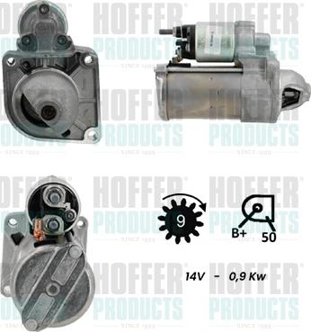Hoffer H5010359G - Démarreur droxauto.com