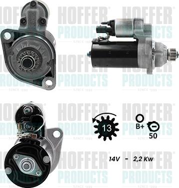 Hoffer H5010312G - Démarreur droxauto.com
