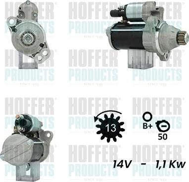Hoffer H5010382G - Démarreur droxauto.com