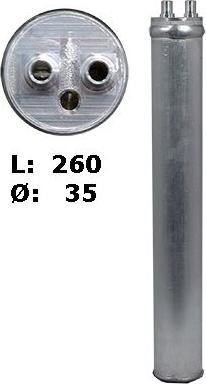 Hoffer K132351 - Filtre déshydratant, climatisation droxauto.com