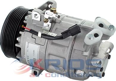 Hoffer K12124A - Compresseur, climatisation droxauto.com