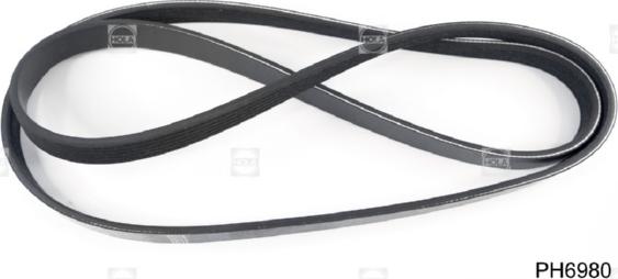 Hola PH6980 - Courroie trapézoïdale à nervures droxauto.com