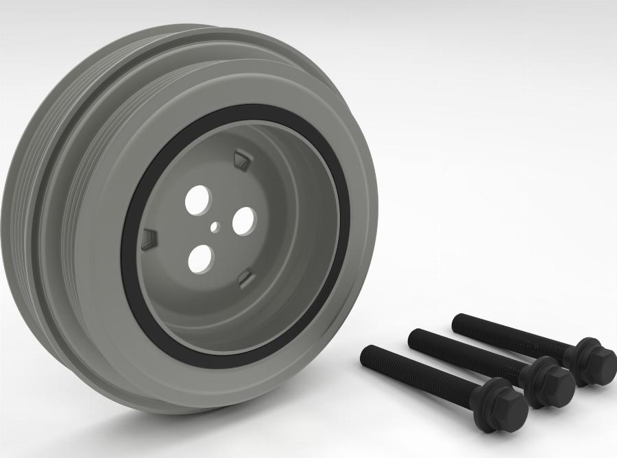 Hutchinson DP 121S - Poulie, vilebrequin droxauto.com