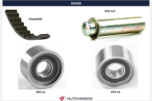 Hutchinson KH 495 - Kit de distribution droxauto.com