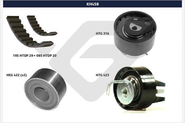 Hutchinson KH 458 - Kit de distribution droxauto.com