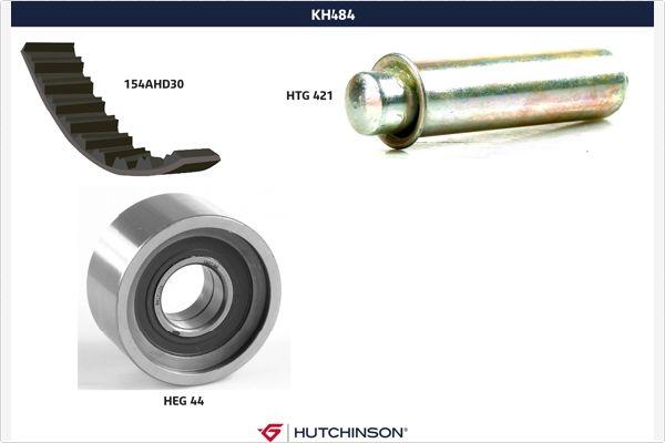 Hutchinson KH 484 - Kit de distribution droxauto.com