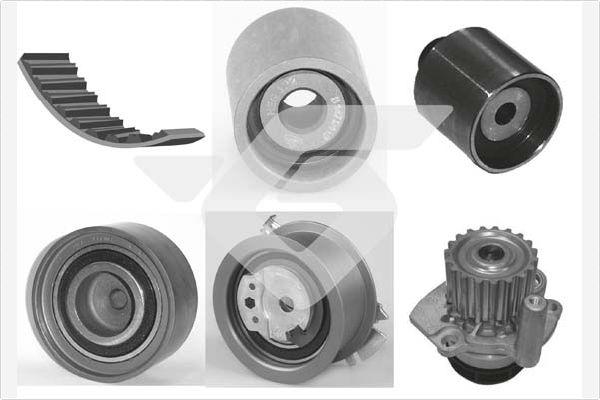 Hutchinson KH 421WP75 - Pompe à eau + kit de courroie de distribution droxauto.com