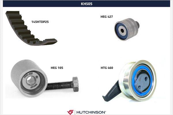 Hutchinson KH 505 - Kit de distribution droxauto.com