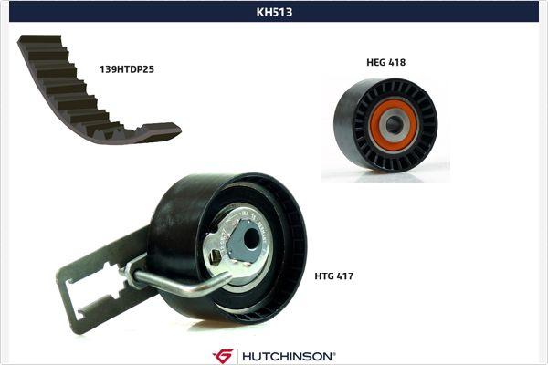 Hutchinson KH 513 - Kit de distribution droxauto.com