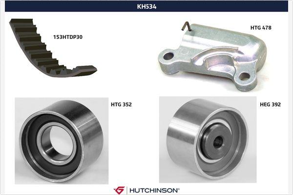Hutchinson KH 534 - Kit de distribution droxauto.com