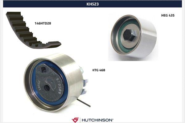 Hutchinson KH 523 - Kit de distribution droxauto.com