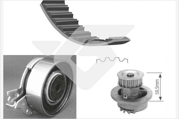 Hutchinson KH 60WP02 - Pompe à eau + kit de courroie de distribution droxauto.com