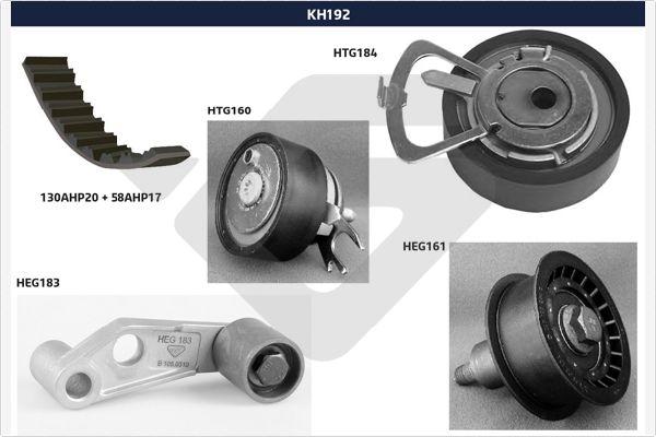 Hutchinson KH 192 - Kit de distribution droxauto.com