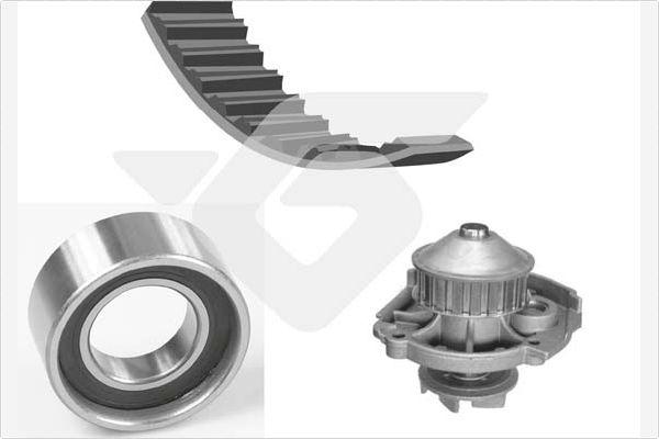 Hutchinson KH 19WP23 - Pompe à eau + kit de courroie de distribution droxauto.com