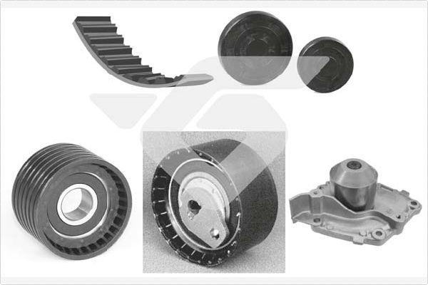 Hutchinson KH 149WP55 - Pompe à eau + kit de courroie de distribution droxauto.com