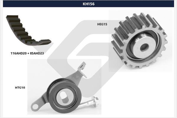 Hutchinson KH 156 - Kit de distribution droxauto.com
