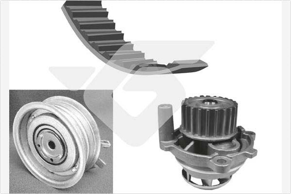Hutchinson KH 125WP35 - Pompe à eau + kit de courroie de distribution droxauto.com