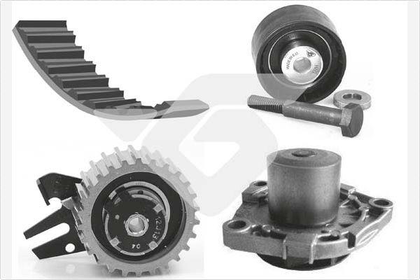 Hutchinson KH 411WP72 - Pompe à eau + kit de courroie de distribution droxauto.com