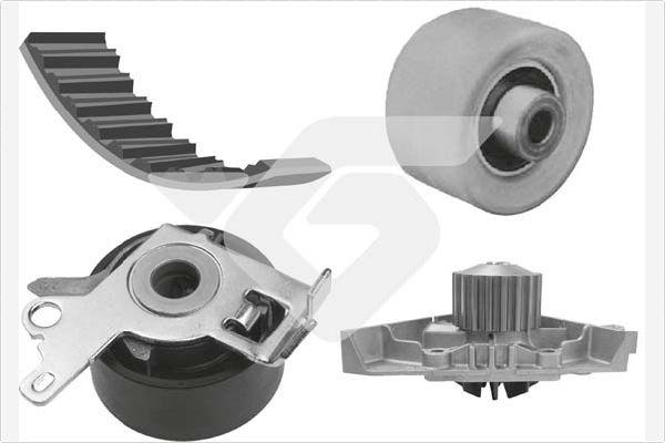 Hutchinson KH 227WP47 - Pompe à eau + kit de courroie de distribution droxauto.com