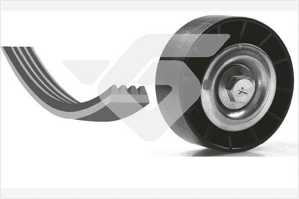 Hutchinson KHV 144 - Jeu de courroies trapézoïdales à nervures droxauto.com