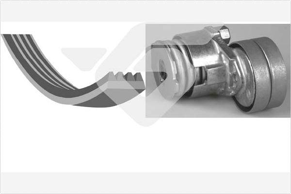 Hutchinson KHV 159 - Jeu de courroies trapézoïdales à nervures droxauto.com