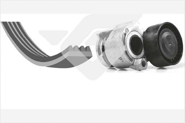 Hutchinson KHV 160 - Jeu de courroies trapézoïdales à nervures droxauto.com