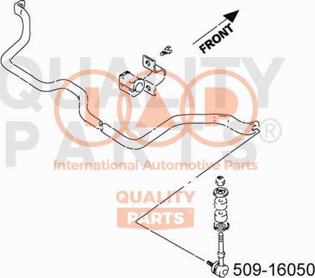 IAP QUALITY PARTS 509-16050 - Entretoise / tige, stabilisateur droxauto.com
