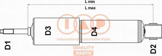 IAP QUALITY PARTS 504-13170 - Amortisseur droxauto.com
