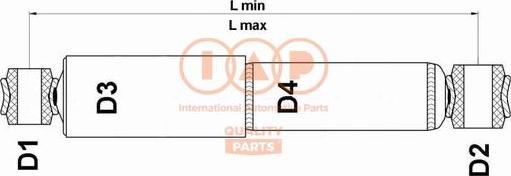 IAP QUALITY PARTS 504-17068 - Amortisseur droxauto.com