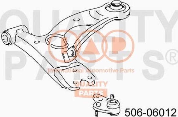 IAP QUALITY PARTS 506-06012 - Rotule de suspension droxauto.com