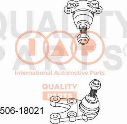 IAP QUALITY PARTS 506-18021 - Rotule de suspension droxauto.com