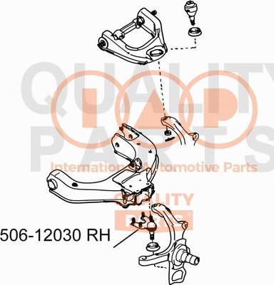 IAP QUALITY PARTS 506-12030 - Rotule de suspension droxauto.com