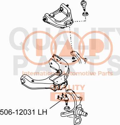 IAP QUALITY PARTS 506-12031 - Rotule de suspension droxauto.com