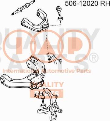 IAP QUALITY PARTS 506-12020 - Rotule de suspension droxauto.com