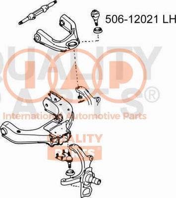 IAP QUALITY PARTS 506-12021 - Rotule de suspension droxauto.com