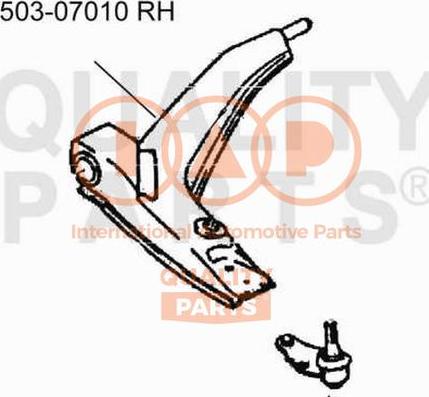 IAP QUALITY PARTS 503-07010 - Bras de liaison, suspension de roue droxauto.com