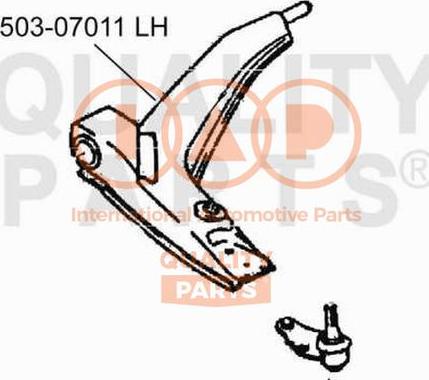 IAP QUALITY PARTS 503-07011 - Bras de liaison, suspension de roue droxauto.com