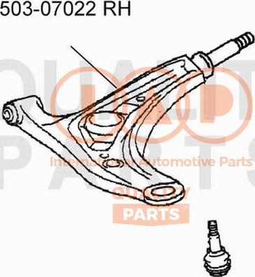 IAP QUALITY PARTS 503-07022 - Bras de liaison, suspension de roue droxauto.com