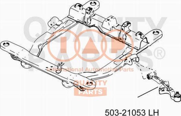 IAP QUALITY PARTS 503-21053 - Bras de liaison, suspension de roue droxauto.com