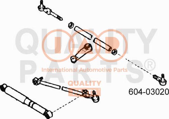 IAP QUALITY PARTS 604-03020 - Rotule de barre de connexion droxauto.com
