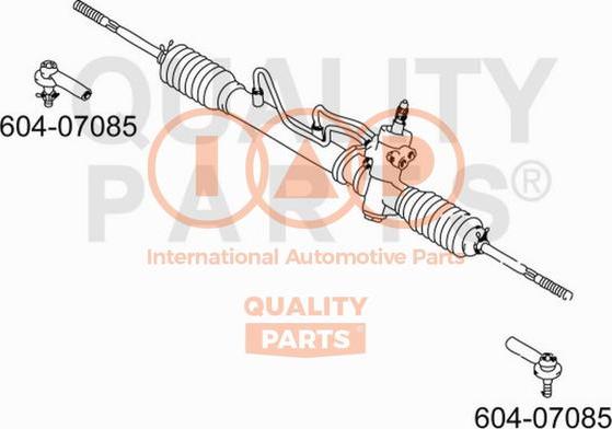 IAP QUALITY PARTS 604-07085 - Rotule de barre de connexion droxauto.com